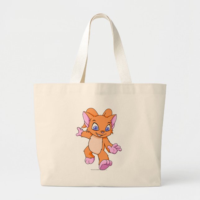 Grand Tote Bag Orange d'Acara (Devant)