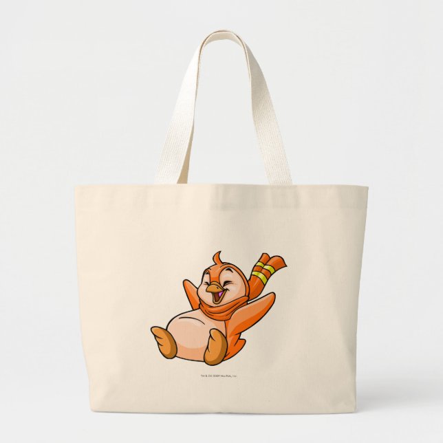 Grand Tote Bag Orange de Bruce (Devant)