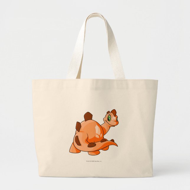 Grand Tote Bag Orange de Chomby (Devant)