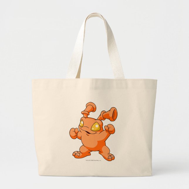 Grand Tote Bag Orange de Grundo (Devant)