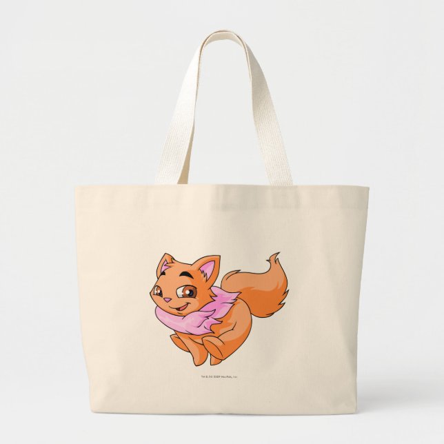 Grand Tote Bag Orange de Wocky (Devant)