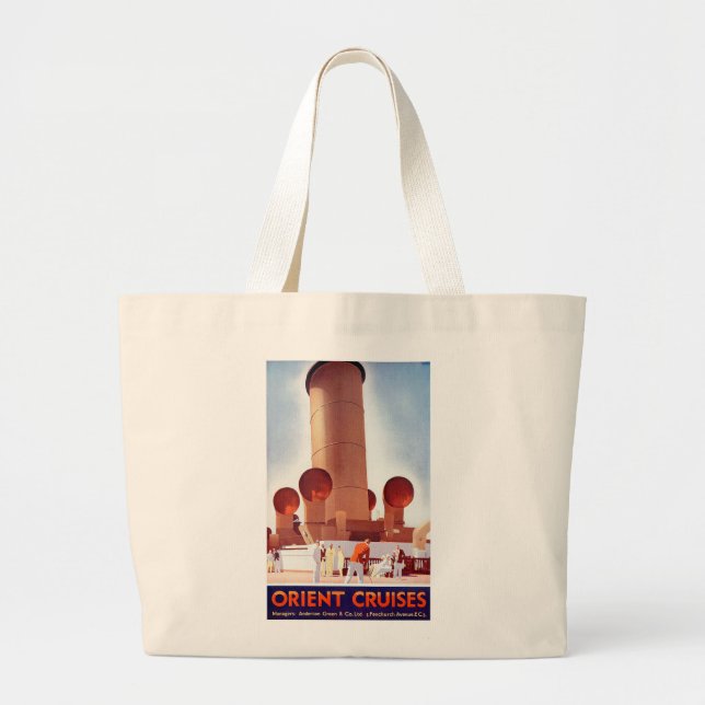 Grand Tote Bag Orient Cruises Big Funnel (Devant)
