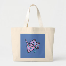 Grand Tote Bag Origami Crane Fourre-tout