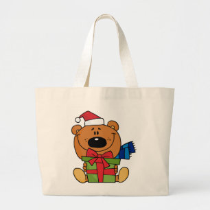 Grand Tote Bag Ours avec cadeau T-shirts et cadeaux de vacances