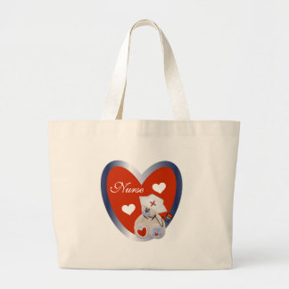 Grand Tote Bag Ours d'infirmière avec le T-shirts et les cadeaux 