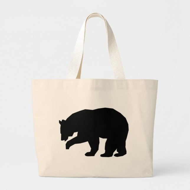 GRAND TOTE BAG OURS NOIR (Devant)