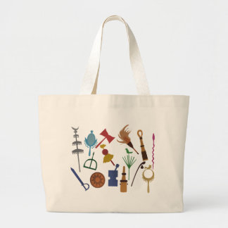 Grand Tote Bag Outils de l'Orixás - bourse