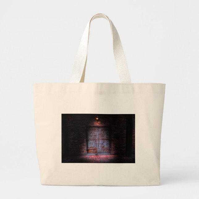 Grand Tote Bag P est pour Patina (Devant)