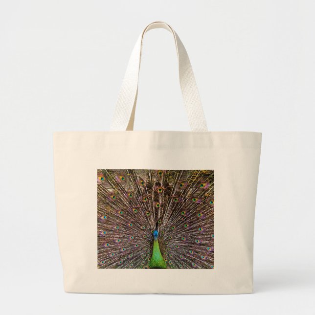 Grand Tote Bag Pacock (Devant)