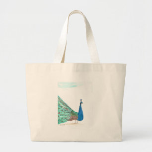 Grand Tote Bag Pacock