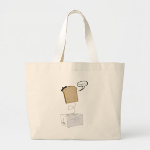 Grand Tote Bag Pain grillé français Fourre-tout