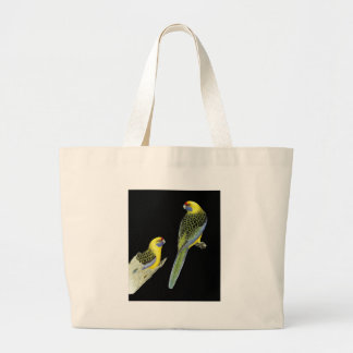 Grand Tote Bag Paires vertes de Rosella - caledonicus de