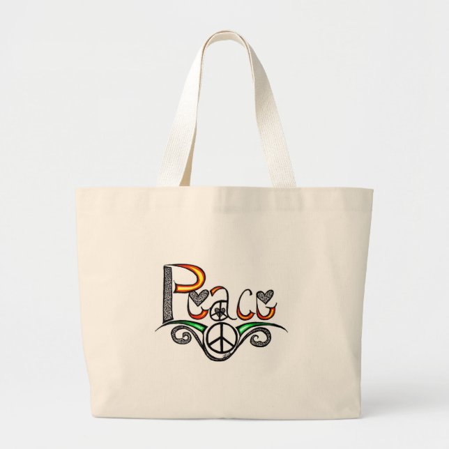 Grand Tote Bag Paix (Devant)