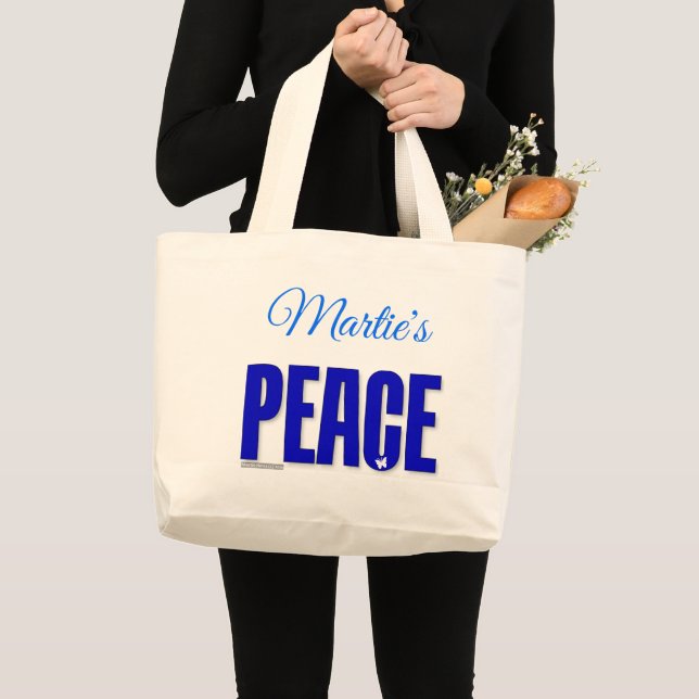 Grand Tote Bag Paix (Devant (produit))