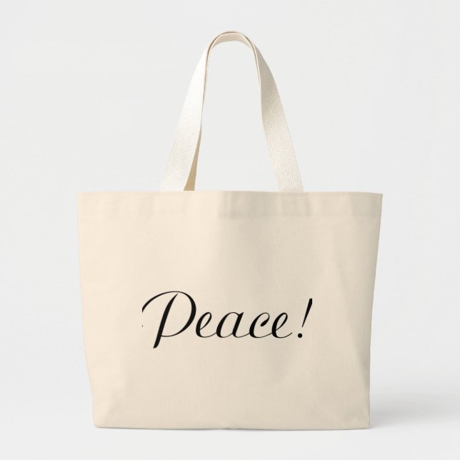GRAND TOTE BAG PAIX (Devant)