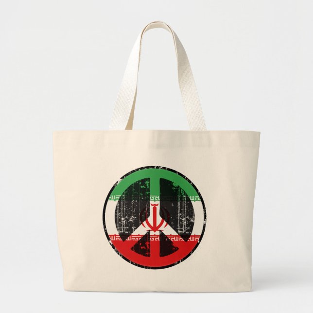 Grand Tote Bag Paix en Iran (Devant)