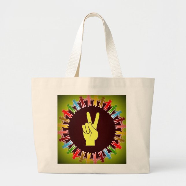 GRAND TOTE BAG PAIX MONDIALE (Devant)