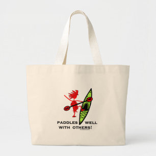 Grand Tote Bag Palettes bien avec autre
