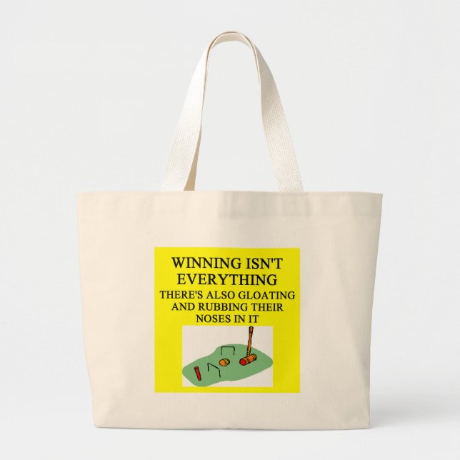 Grand Tote Bag palyer de croquet (Devant)