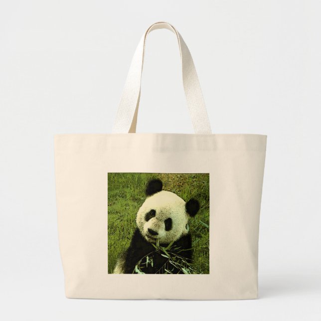 Grand Tote Bag Panda (Devant)