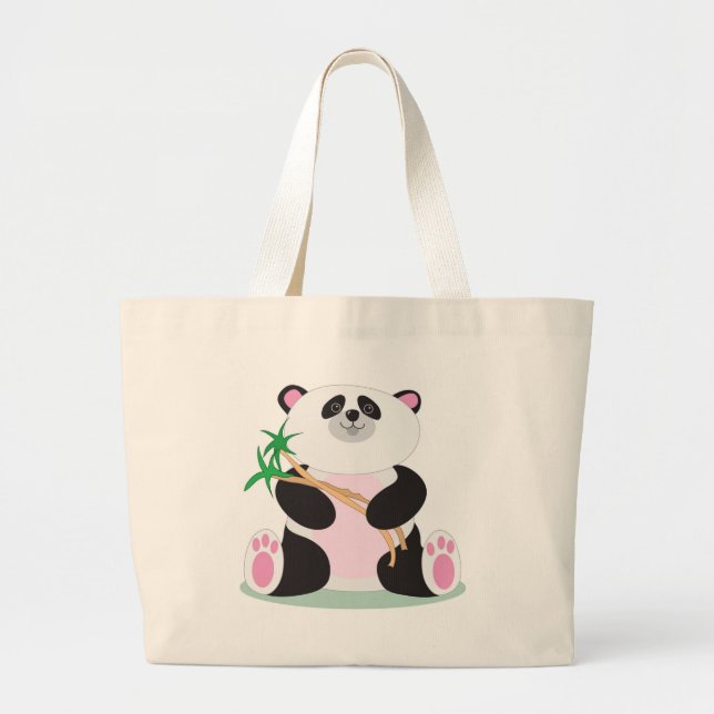 Grand Tote Bag Panda (Devant)