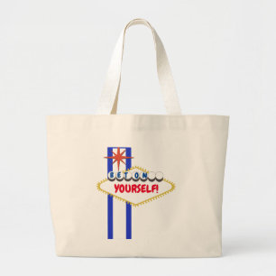 Grand Tote Bag Panneau style cool personnalisé Las Vegas