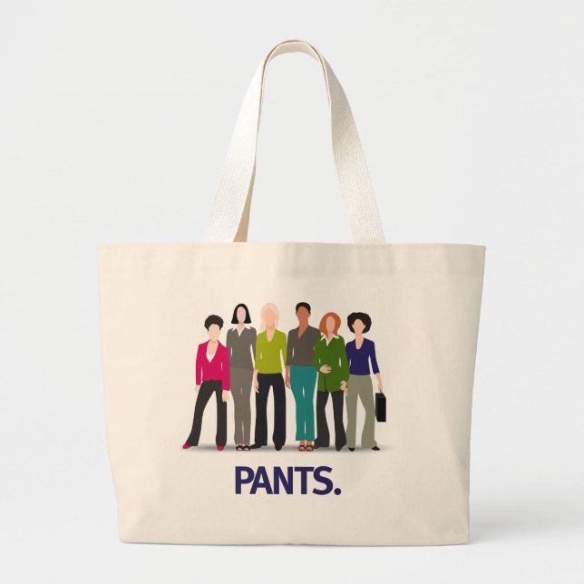 GRAND TOTE BAG PANTALON ! (Devant)