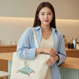 Grand Tote Bag Pantoufle de verre