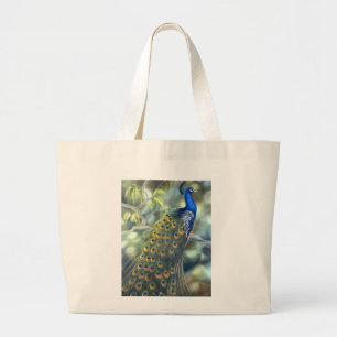 Grand Tote Bag Paon Fourre-tout