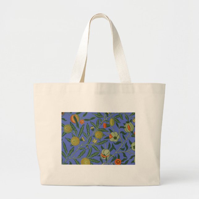 Grand Tote Bag Papier peint Grenade de William Morris (Devant)