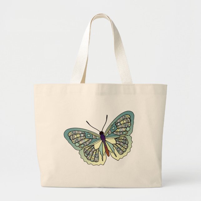 Grand Tote Bag Papillon - 23 (Devant)