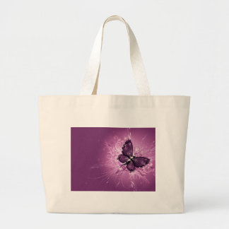 GRAND TOTE BAG PAPILLON POURPRE