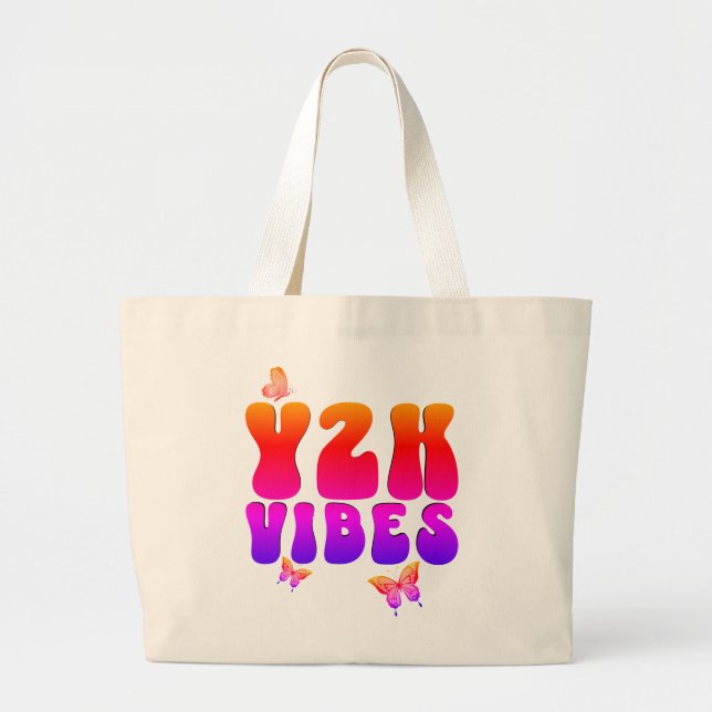 Grand Tote Bag Papillon Y2K VIBES (Devant)