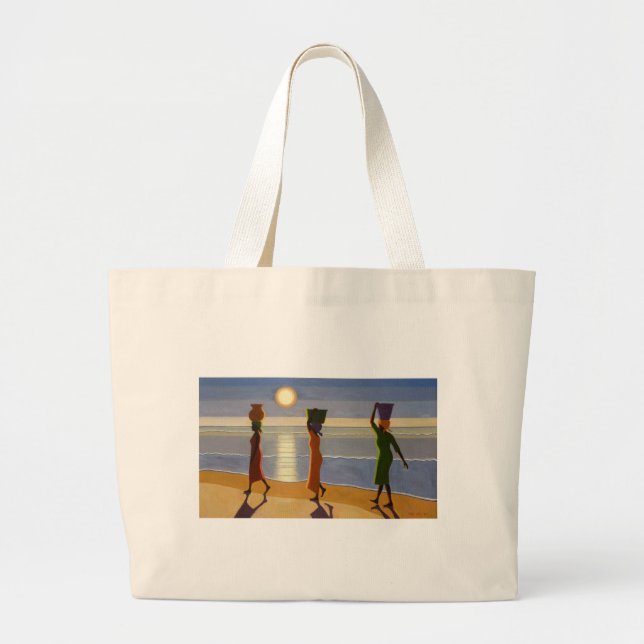 Grand Tote Bag Par la plage 2007 (Devant)