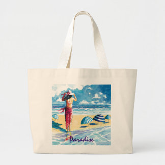 Grand Tote Bag Paradis-Caye fourre-tout