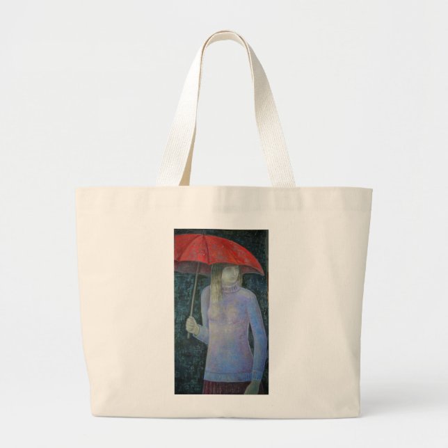 Grand Tote Bag Parapluie rouge 2013 (Devant)