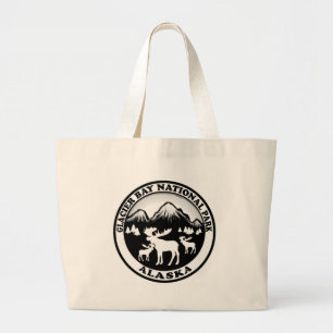 Grand Tote Bag Parc national de la baie Glacier Cercle d'orignal