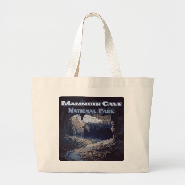Grand Tote Bag Parc national de Mammoth Cave Kentucky (Devant)