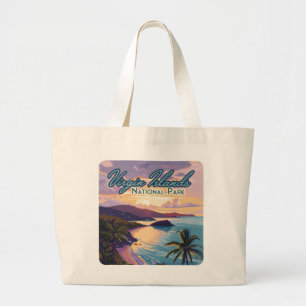 Grand Tote Bag Parc national des Îles Vierges Plage St John