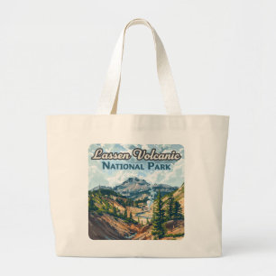 Grand Tote Bag Parc national volcanique de Lassen California Volc