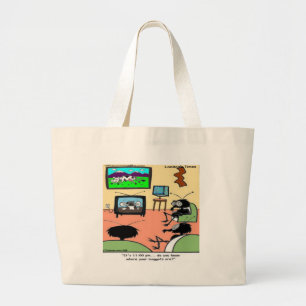 Grand Tote Bag Parents insectes drôle dessin animé