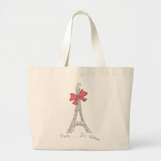Grand Tote Bag Paris...Je t'aime