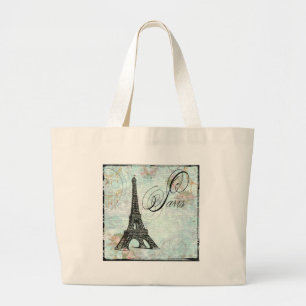 Grand Tote Bag Paris La Tour Eiffel Design français