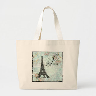 Grand Tote Bag Paris La Tour Eiffel Design français