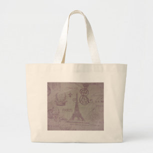Grand Tote Bag Paris — Tour Eiffel