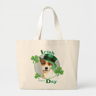 Grand Tote Bag Parson de la Saint Patrick Russell Terrier