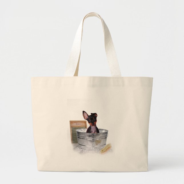 Grand Tote Bag Pas temps de bain encore (Devant)