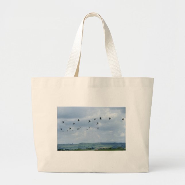 Grand Tote Bag Passage par hélicoptère (Devant)