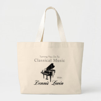 Grand Tote Bag Passer À La Musique Classique