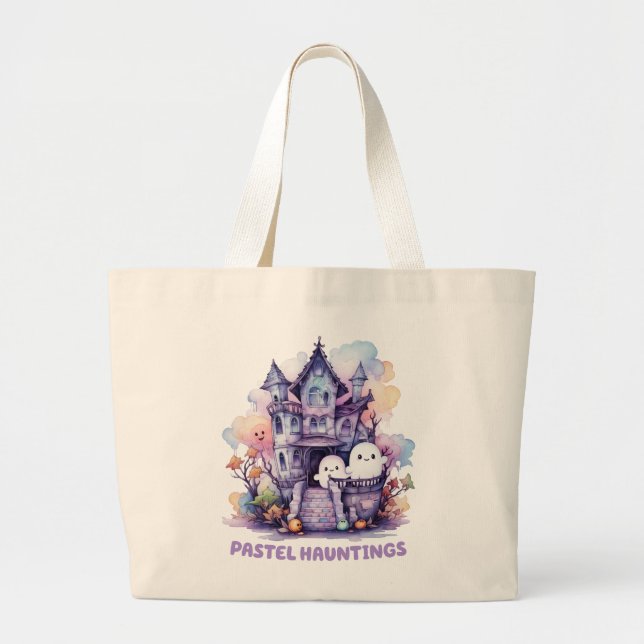 Grand Tote Bag Pastel Hauntings (Devant)